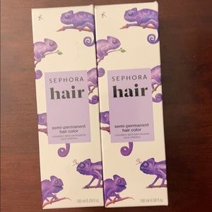Sephora Parisian Purple hair dye, 2 pkgs